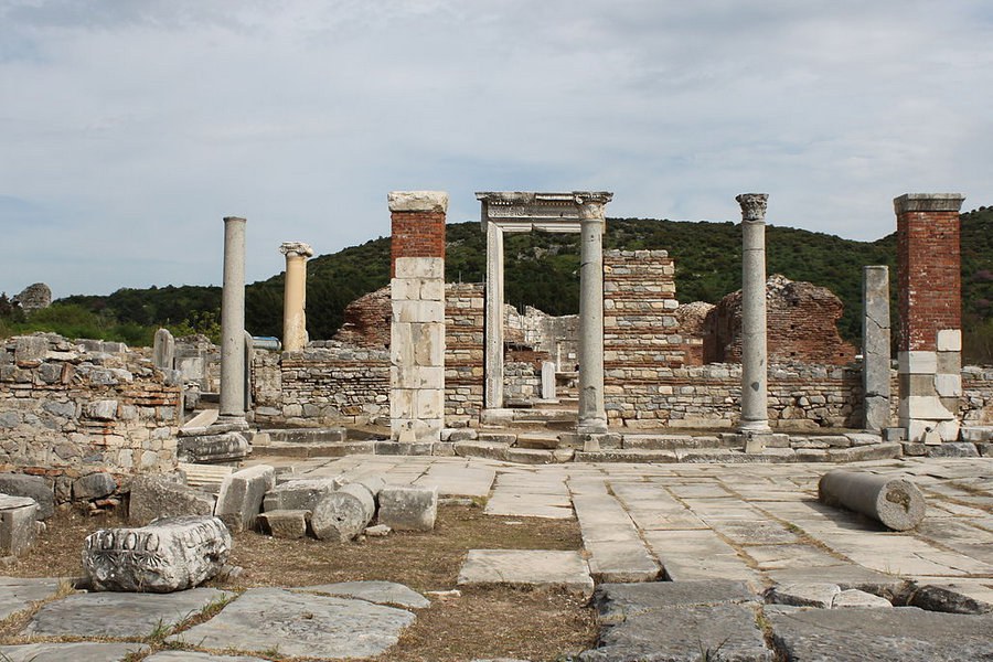 Ruinen der Marienkirche in Ephesos