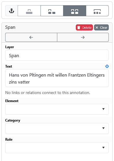 A screenshot showing the inception sidebar