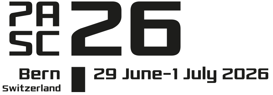 PASC26 — Bern, Switzerland, 29 June–1 July 2026